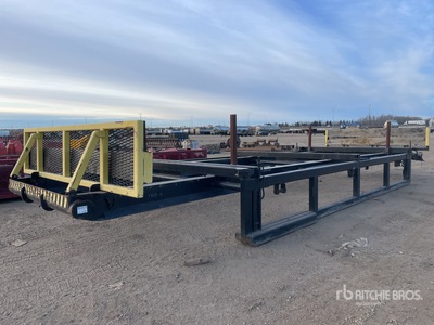 Pipe Handling Trailer Deck