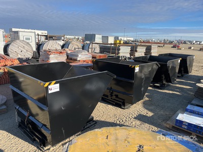 Quantity of (4) 64 in Self-Dumping Hopper (Unused)