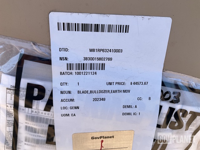 Surplus Ohio Cat 334-4439 Bulldozer Ear Blade in Colorado Springs ...