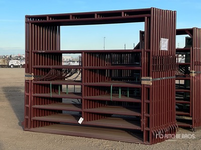 Quantity of (24) 2023 BYT HPG96 10 ft High Pole Ranch Livestock Gate (Unused)