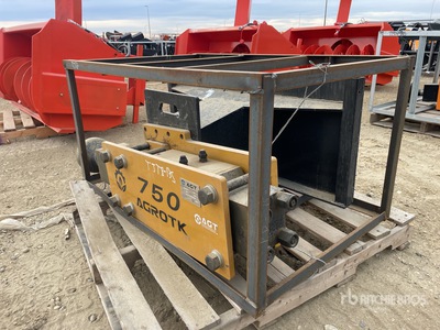 2023 AGT PD750-PZ 8 in Skid Steer Post Driver (Unused)