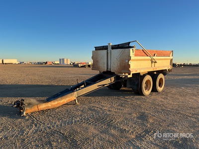 1980 14 ft T/A Pup Gravel kiekaanhangwagen