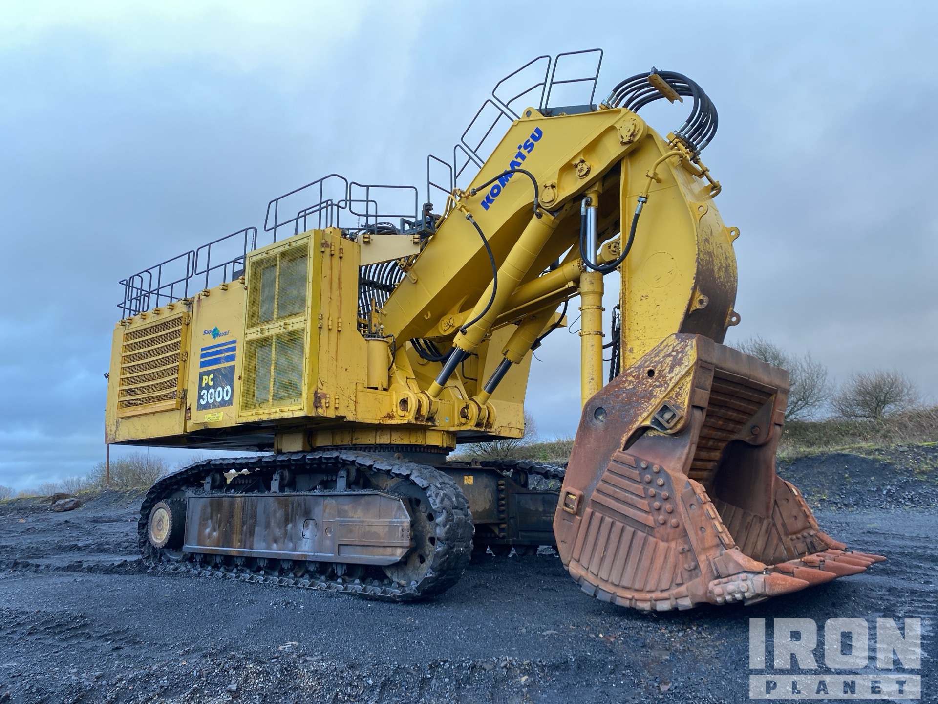 KOMAT'SU PC3000 Super Shovel模型 Miniature Construction World - Komatsu PC3000 Face Shovel model