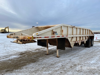 1977 Decap 34 ft T/A strooi aanhangwagen