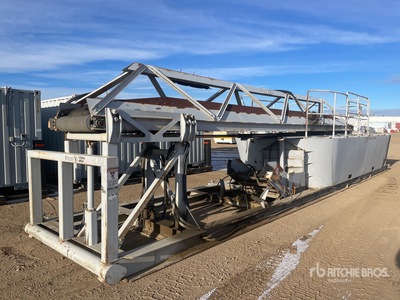 Skid Mounted Mixer with Conveyor