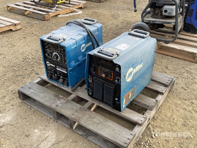 Quantity of (2) Miller XMT 350 Welders Multi-Operator Welder