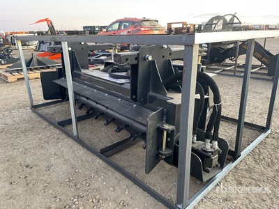 2023 Landhonor PR-12-72W 68 in Skid Steer Power Rake (Unused)