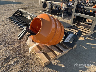2023 Landhonor CMR-11-65V 55 Gal Skid Steer Concrete Mixer (Unused)