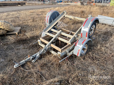4 ft S/A (2) 4 ft Portable Toilet Chassis Trailer