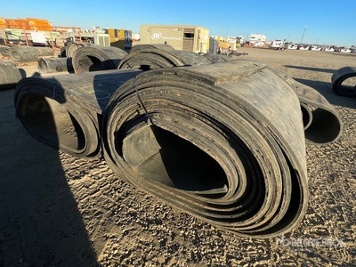 Quantity of (4) Rolls of Conveyor Belt