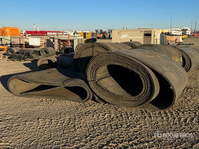 Quantity of (4) Rolls of Conveyor Belt