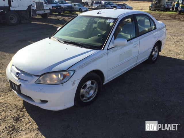 Surplus 2004 Honda Civic Hybrid In Tracy California United States Surplus 2004 Honda Civic Hybrid In Tracy California United States Govplanet Item 1687088