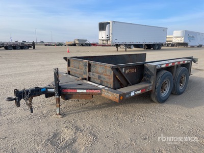 2019 JLG 14 ft T/A Ground Load Trailer