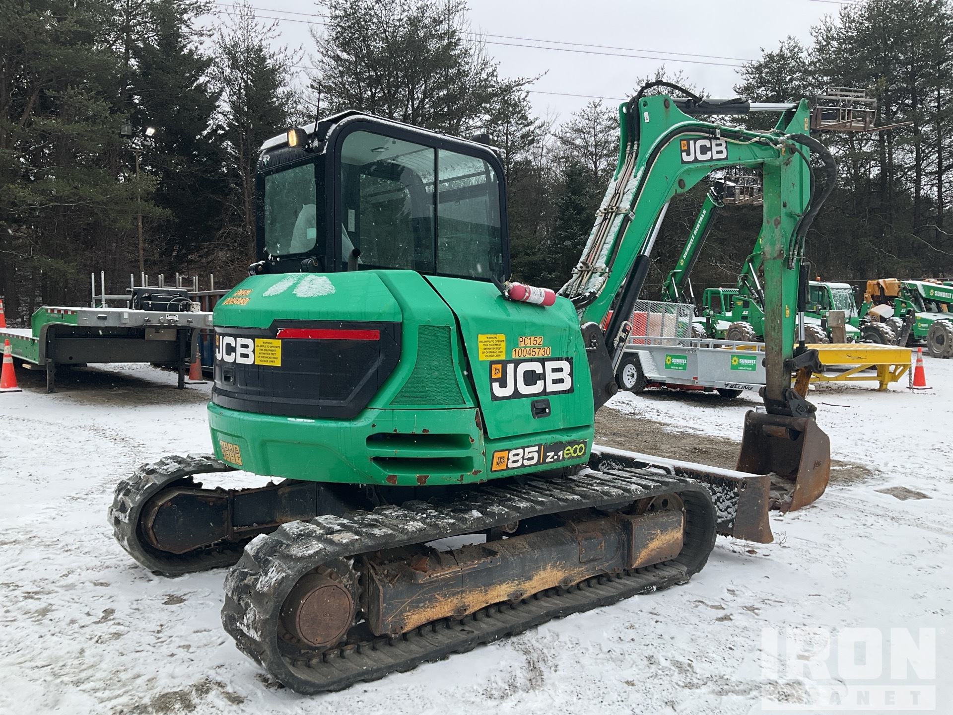 2018 JCB 85Z-1 Mini Excavator in Lorton, Virginia, United States