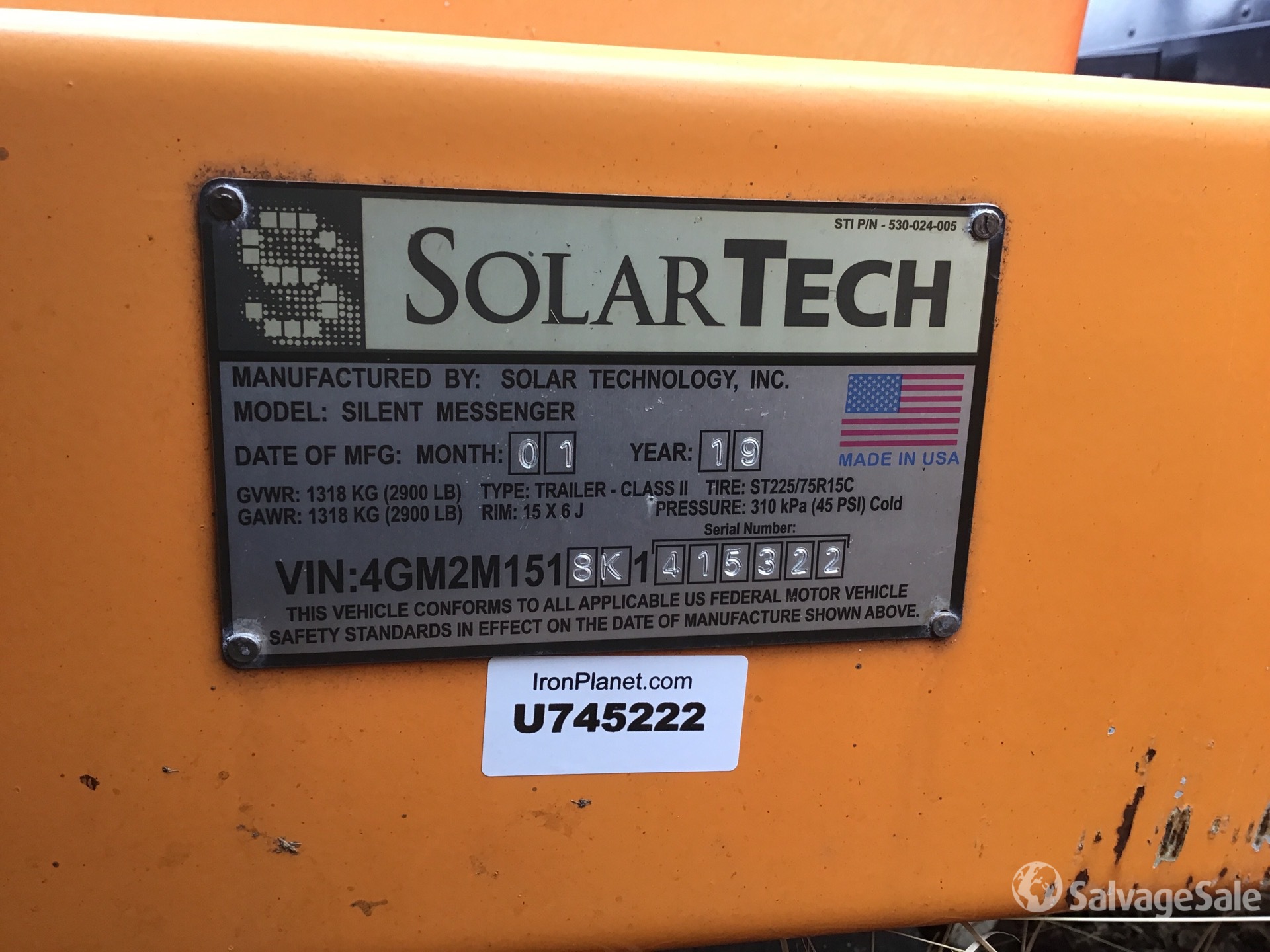 MARS.LLCページ 2019 Solar Tech Silent Messenger Message Board in Mountain