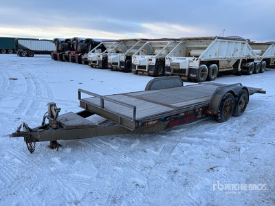 2014 Double A CT147-20 20 ft T/A Tilt Deck Trailer