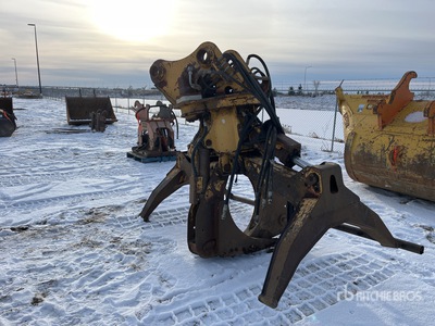 Button Top Log Grapple - Fits John Deere 300 Series