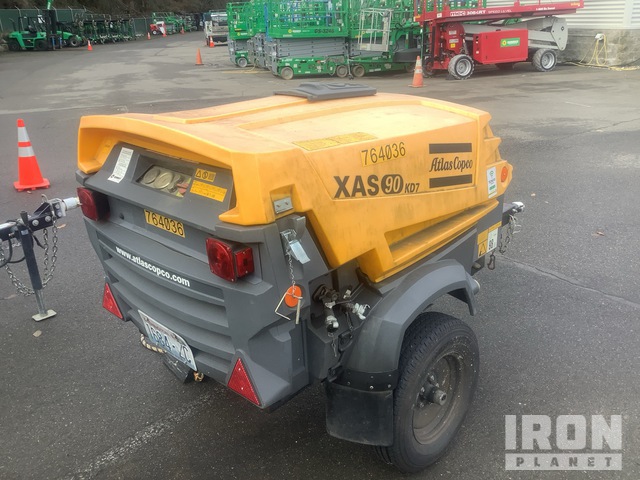 2015 Atlas Copco XAS90KD 90 cfm Mobile Air Compressor in Everett ...