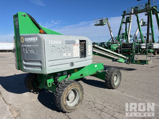 2015 Genie S40 4WD Diesel Telescopic Boom Lift in Indianapolis, Indiana ...
