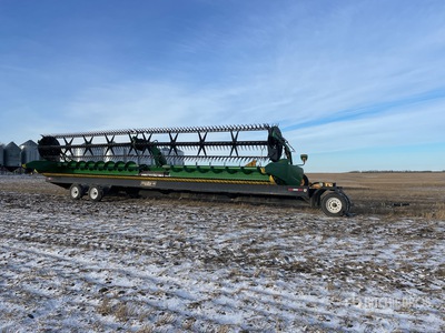 2020 John Deere 740FD 40 ft Flex Draper رأس الحصادة المجمعة