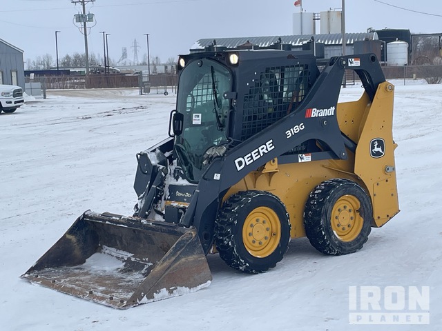 2016 John Deere 318G Two-Speed Skid Steer Loader in Brandon, Manitoba ...