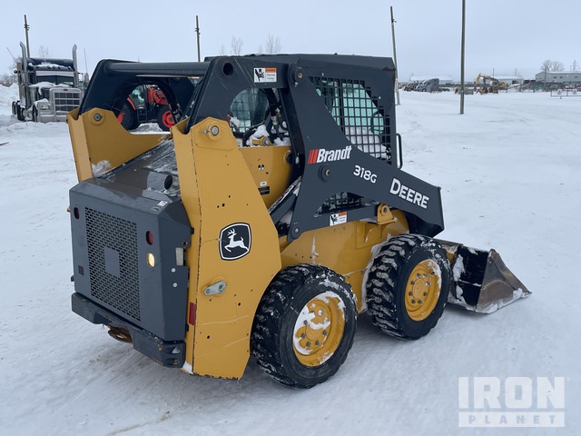 2016 John Deere 318G Two-Speed Skid Steer Loader in Brandon, Manitoba ...