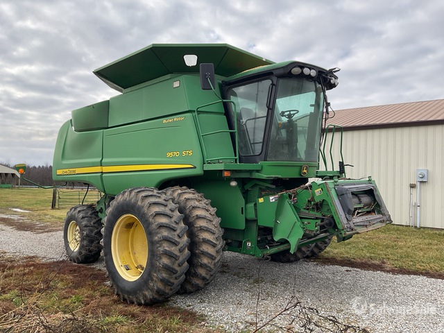 2008 John Deere 9570 STS Combine Harvester in Madison