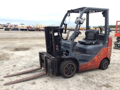 2018 Toyota 8FGCU25 4700 lb Caretilla de Ruedas de Macizas