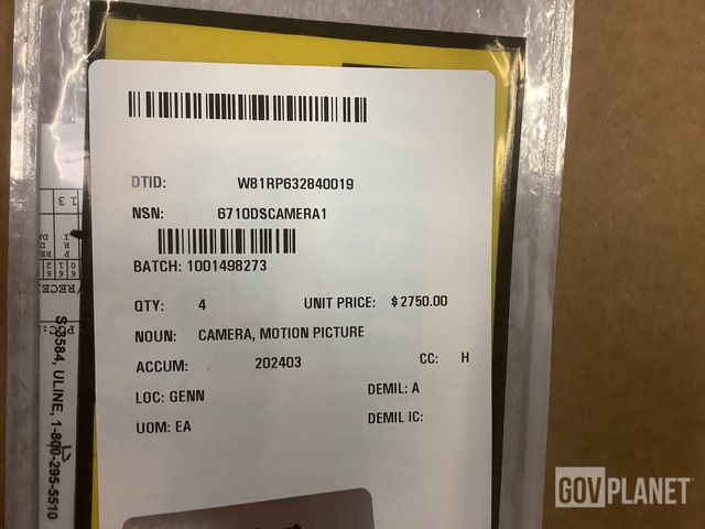 Surplus (4) Pelco Surveillance Cameras in North Las Vegas, Nevada