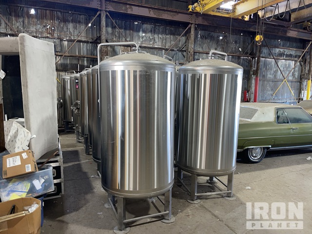 Quantity of (10) Side Load Fermentation Tanks in Chicago, Illinois 