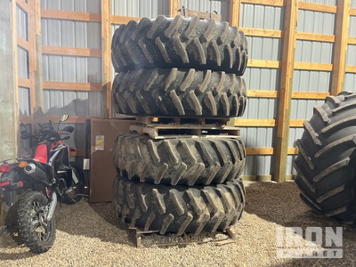 Quantity of (4) Firestone 520/85R38 Sprayer إطارات المعدات