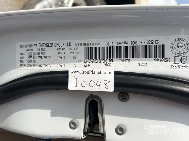 2012 Ram 2500 Laramie Longhorn 4x4 Crew Cab Pickup in North