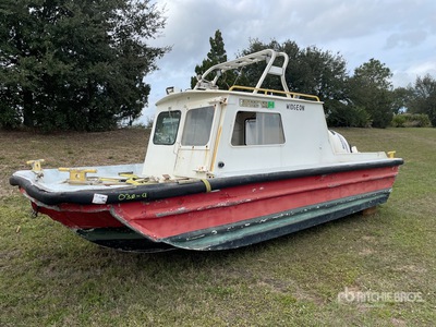 1970 Monark 20 20 ft Cathedral Hull Barco de trabajo