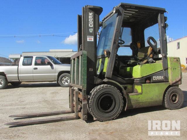 Clark CGP25 Pneumatic Tire Forklift In Poland Spring Maine