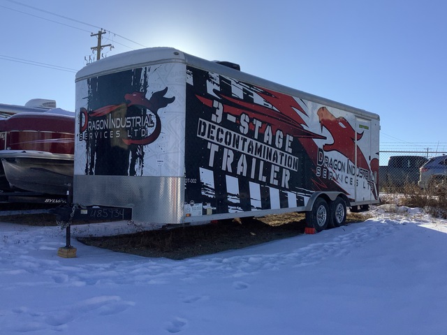 2022 Cargo Mate CM824TA3 8.5 ft x 24 ft T/A De-Contamination Trailer (Unused)