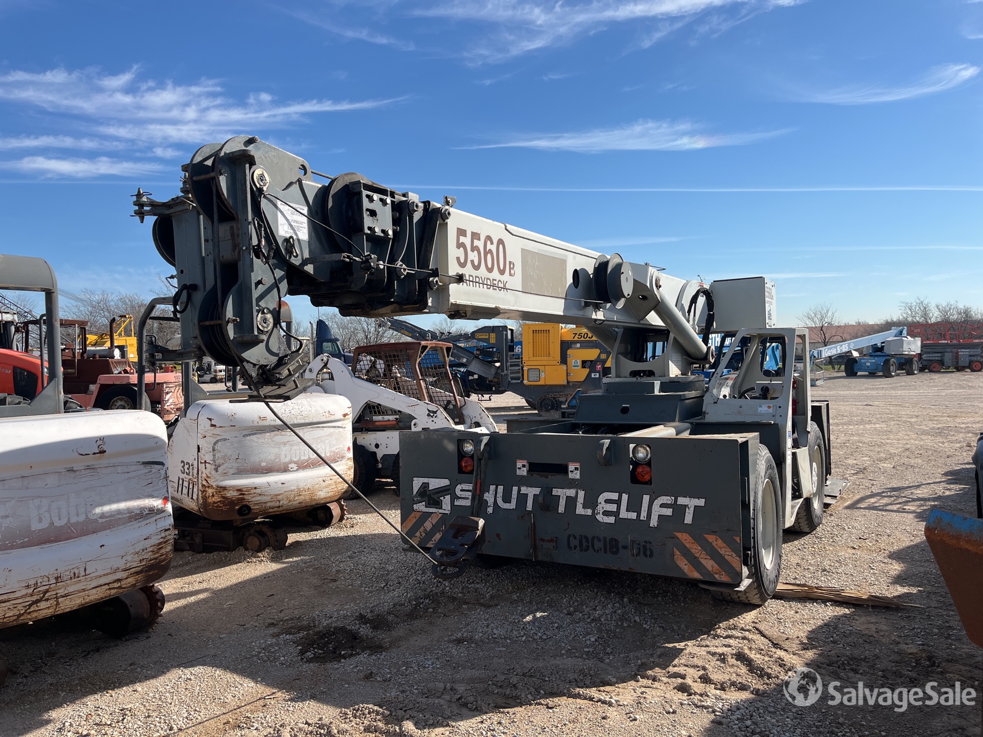 2009 Grove 5560B 36000 lb 4x2 Carry Deck Crane (Inoperable) in