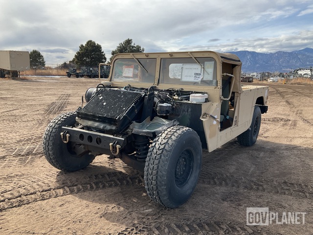 Surplus 2012 AM General M1097A2 HMMWV 2 Door Soft Top w/Truck Body 