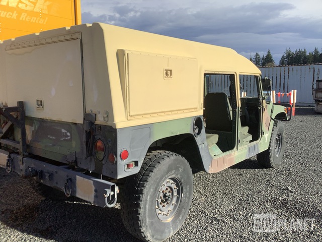 Surplus AM General M1097A2 HMMWV 4 Door Hard Top w/Helmet Top in 