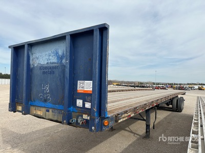 2012 Great Dane 48 ft T/A Flatbed Trailer