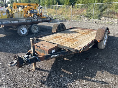 2016 Canada Trailers 12 ft S/A Tilt Deck Trailer