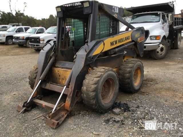 2008 New Holland L185 Skid Steer Loader Lot 036 In