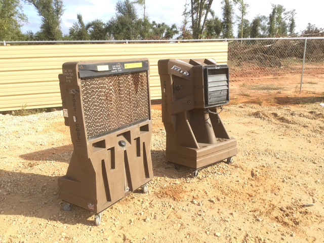Lot of (2) Port-A-Cool PACJS1600 Evaporative Air Coolers