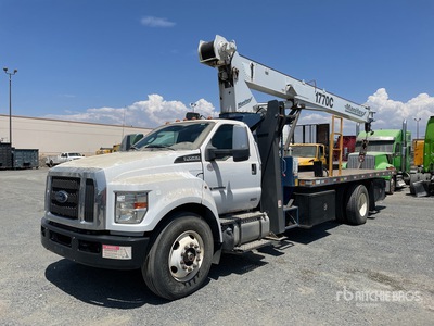 Manitex 1770C 17000 lb Straight Boom on 2018 Ford F-750 XL Boom Truck