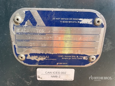 2020 Hyundai HX380L Tracked Excavator