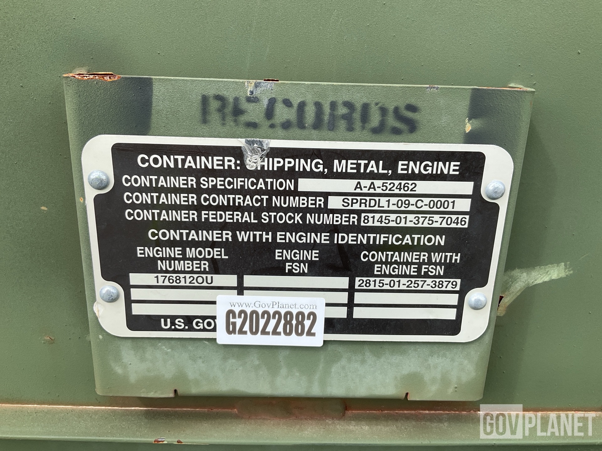 Surplus Detroit Diesel 80837493 Turbo Diesel Engine w/Shipping  