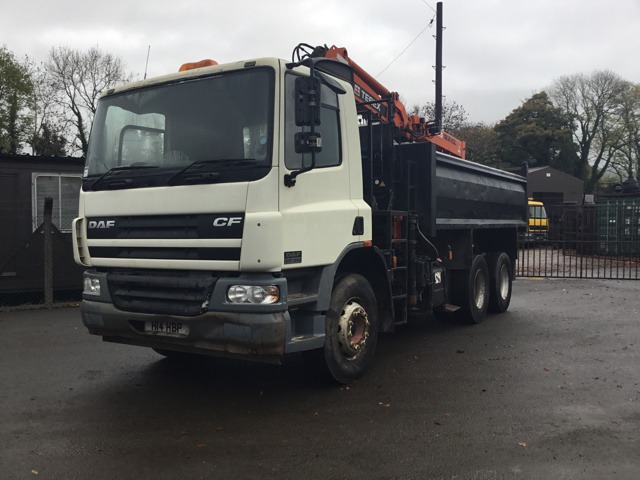 2006 DAF CF75.310 6x4 Tipper c/w Grab