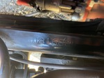 Second Serial Number/VIN Photo