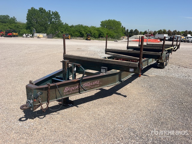 2005 Brooks 40 ft x 102 in T/A Pipe Handling Trailer