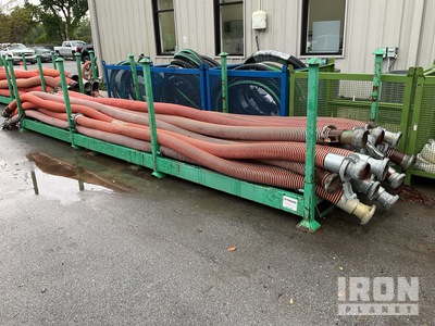 4" Storage Rack w/ Hoses for Water 4" Diam