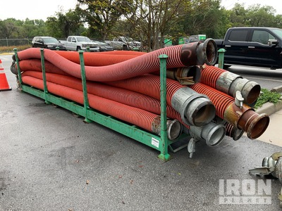 Quantity of 8 in Hoses with Storage Rack